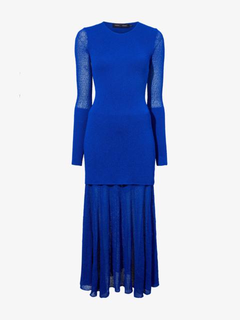 Proenza Schouler Anita Dress in Knit Sheer Mesh