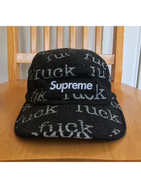 Supreme S/S 2013 Supreme Fuck Denim Camp Hat