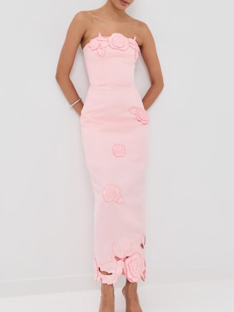 LEO LIN Rayna Applique Bustier Maxi Dress