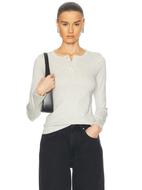 FLORE FLORE Jess Long Sleeve Top in Grey