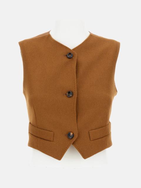 Max Mara Max Mara Women Camelwool Vest Edda