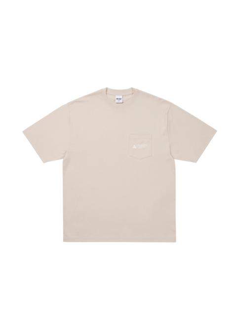 PALACE SHOP LOCATOR POCKET T-SHIRT OSAKA STONEY GREY