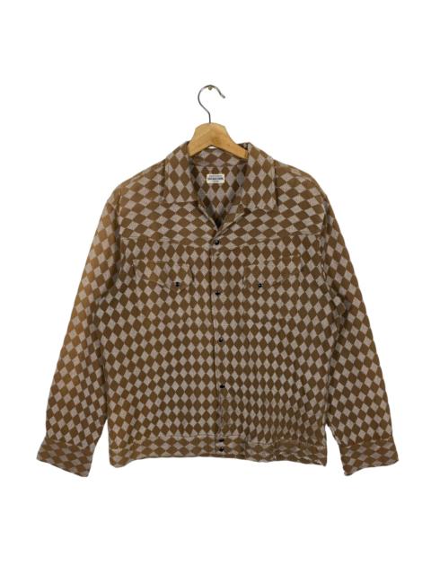 Other Designers Sugar Cane - Vintage 90s Sugar Cane Snap Button Light Jacket Brown Colour