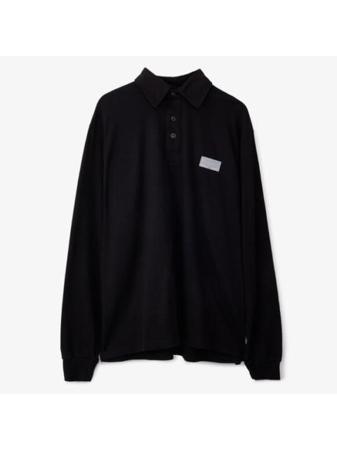 BNWT SS20 LIAM HODGES RUBBERISED INSIGNIA RUGBY POLO L