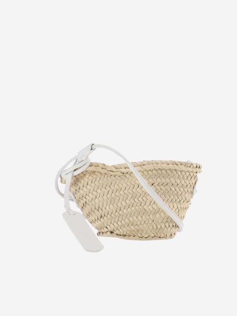 Other Designers Filippo Catarzi Straw Bag With Logo