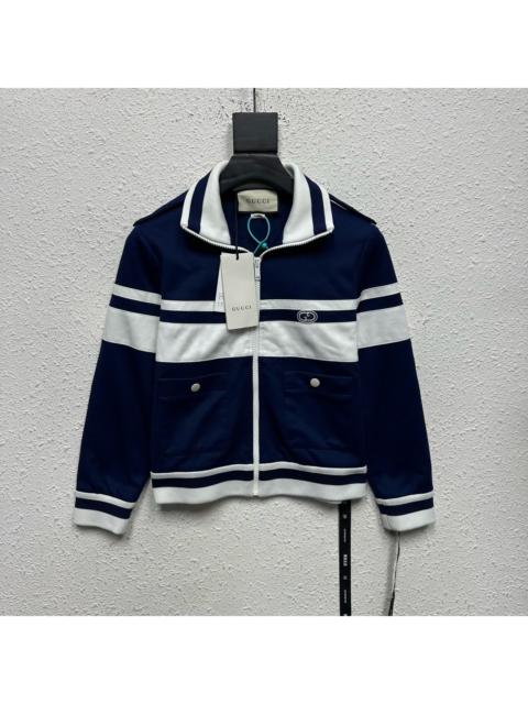 GUCCI Gucci Navy Blue Zipper Jacket