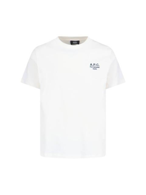 A.P.C. LOGO T-SHIRT