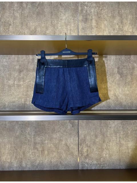 Hermès Hermes patchwork denim skirt