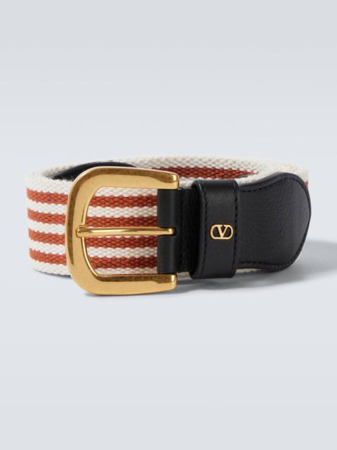 Valentino Striped belt