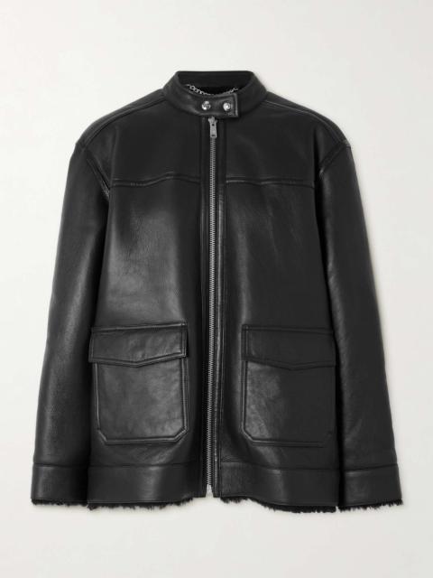 Henry shearling jacket Black