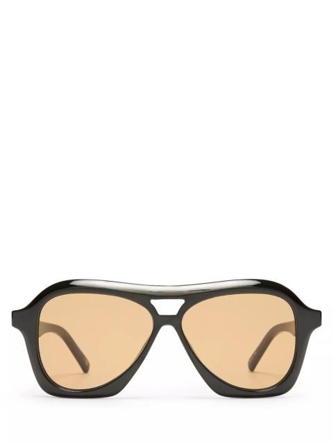 Le Specs Drizzle Geometric Sunglasses, 56mm