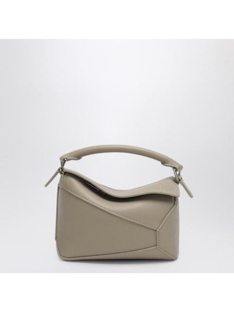 Loewe Loewe Mini Puzzle Edge Bag In Taupe Grained Leather Women