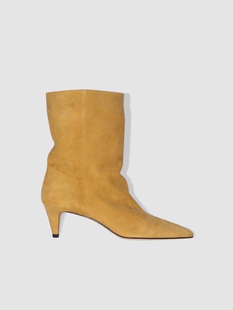 BY FAR Lysander Cumin Kid Suede Leather Ankle Boot