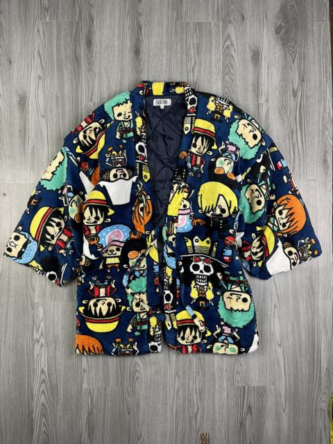 Other Designers Puffy fleece full print haori One Piece Anima Kimono
