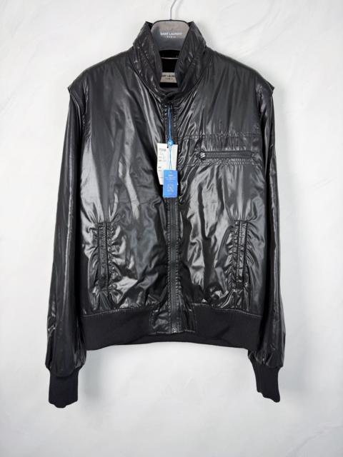 SAINT LAURENT Saint Laurent FW15 Nylon Peak Lapel Bomber Jacket