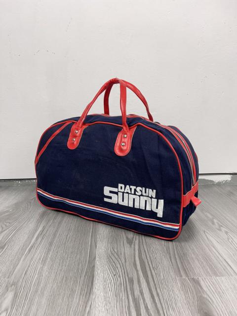 Other Designers Vintage 80s Datsun Sunny Airliner Gym Traveller bag