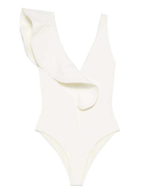 Johanna Ortiz ruffle-detailing swimsuit