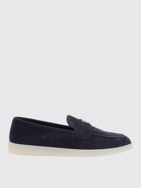 Prada Loafers Men Blue