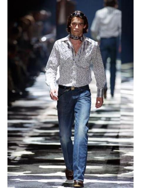 GUCCI Gucci x Tom Ford F/W'98 Straight Denim | 98 | REVERSIBLE