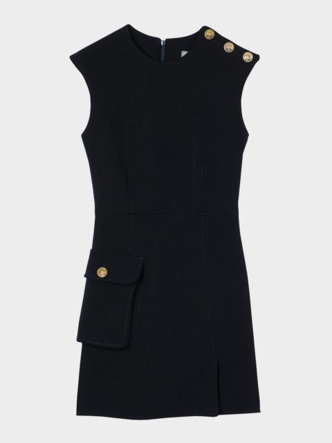 Nicole Heavy Crepe Mini Dress
