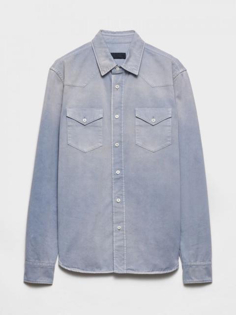 Prada Prada Shirt Men Blue