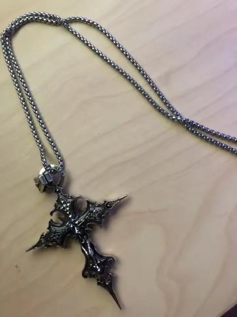 Other Designers Japanese Brand - Gothic Skeleton Cross Necklace