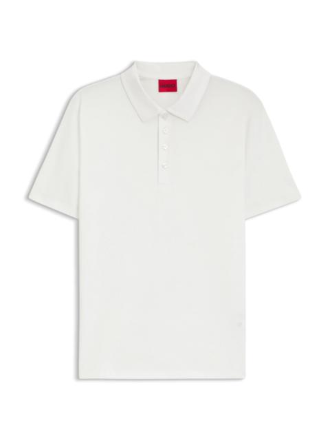 HUGO SLIM-FIT POLO SHIRT IN MERCERIZED COTTON