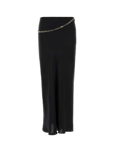 rabanne Rabanne Women Black Satin Skirt