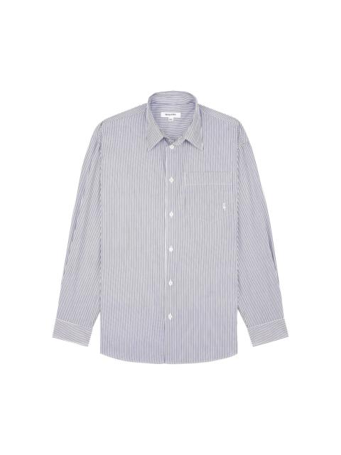 Sporty & Rich SRC Oversized Shirt 'Navy Striped'