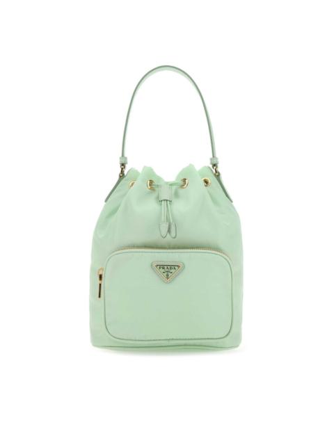 Prada Prada Pastel Green Re-Nylon Bucket Bag