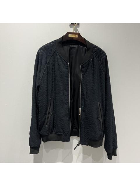 TOM FORD Tom Ford Wave Jacquard Bomber Jacket in Large