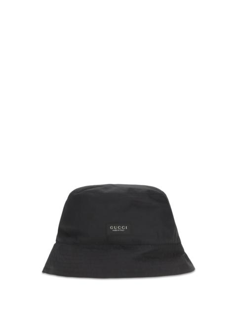 GUCCI Gucci Cotton Canvas Bucket Hat Black Men
