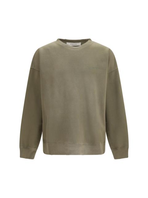 Golden Goose Golden Goose Men Journey Unisex Crew Neck In Garment-Dyed Cotton Fleece