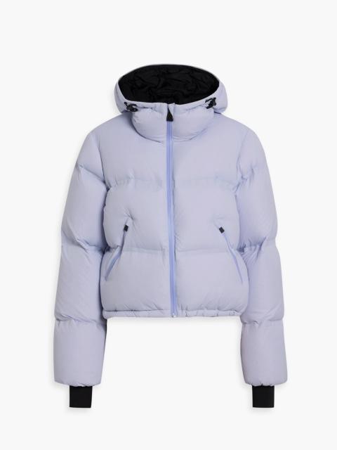 Aztech Mountain Minnie Nuke cropped quilted down ski jacket