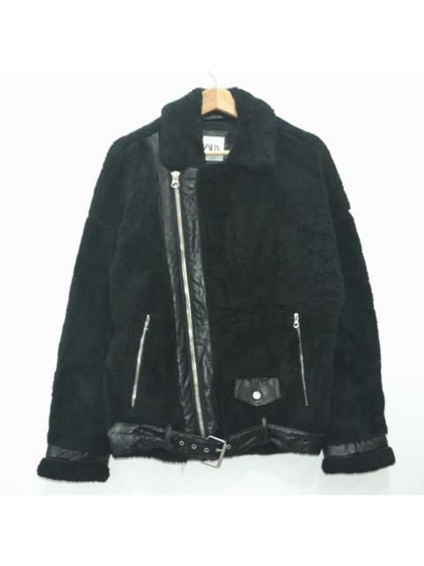 Zara Sherpa/Fleece Casual Jacket 