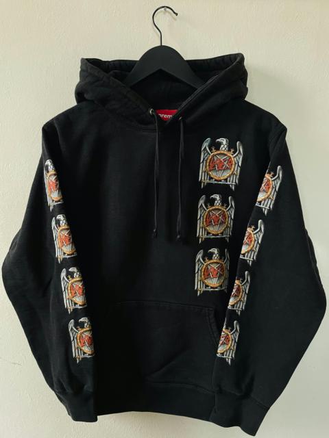 Supreme Supreme X Slayer Eagle Hoodie Black