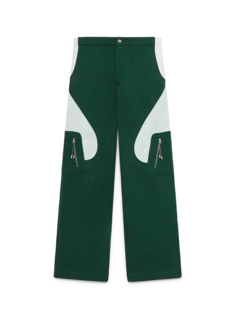 CASABLANCA Monogram Jacquard Knit Trousers
