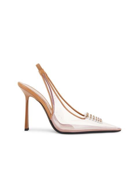 SAINT LAURENT Stone Slingback Pump