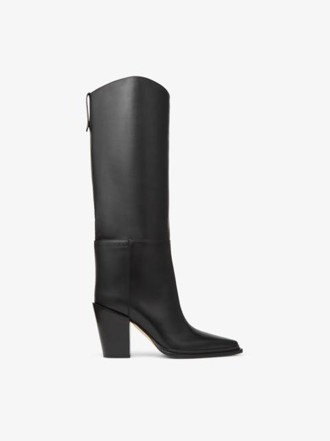 JIMMY CHOO Cece 80
Black Soft Calf Leather Boots