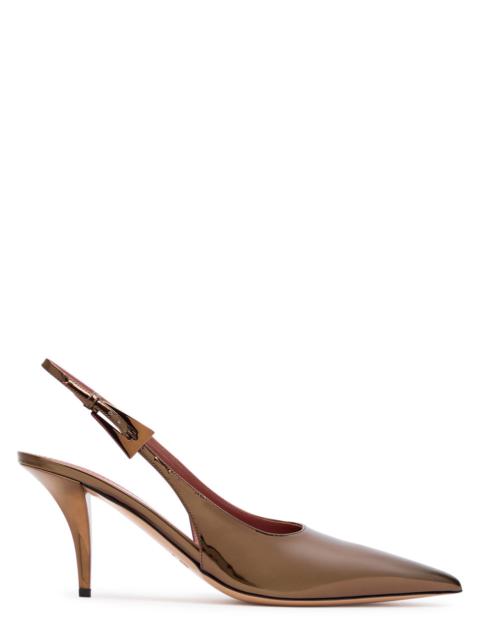 PARIS TEXAS Paris Texas Jessica 75 Patent Leather Slingback Pumps