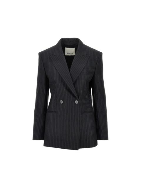 Isabel Marant Isabel Marant Ranya Double-breasted Jacket Black