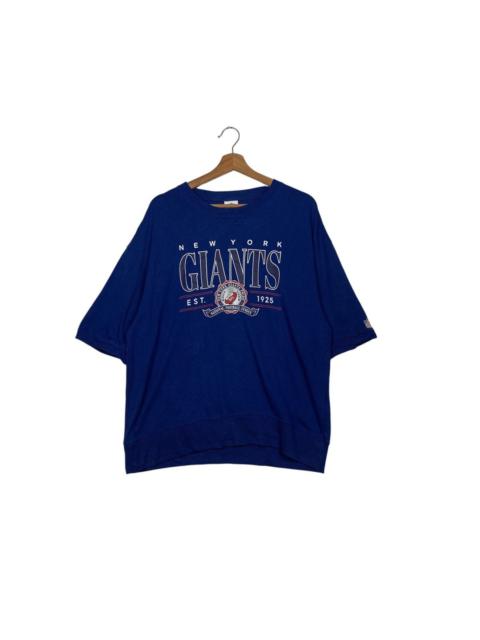 Other Designers NFL New York Giants Short Sleeve Blue Sweatshirts #1707-C76