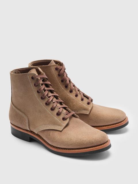 JOHN LOFGREN N-1 Field Shoe Boondocker Boot in Horween Natural Roughout