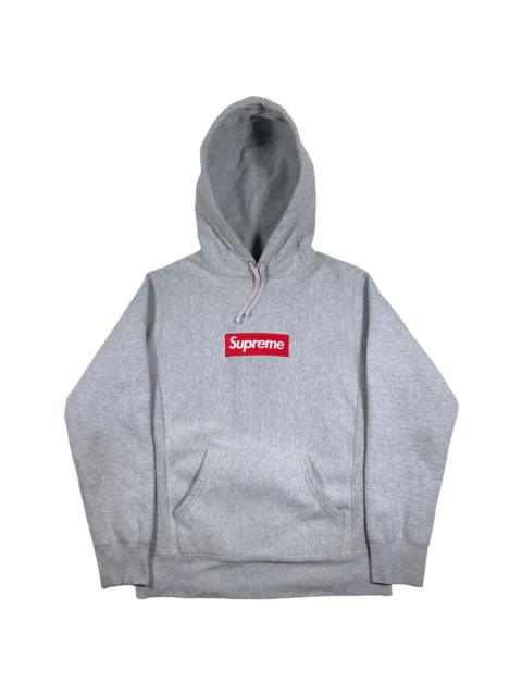 Supreme FW13 Supreme Box Logo Heather Grey Hoodie