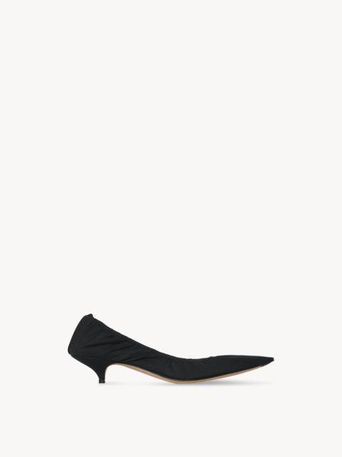 The Row Liisa Kitten Heel in Cotton