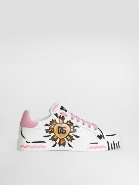Dolce & Gabbana Portofino light strobel nappa calfskin sneakers