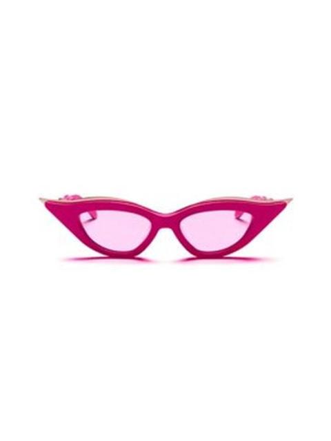 Valentino Valentino V - GOLDCUT - II Pink Gradient Cat Eye Ladies Sunglasses VLS-114 D 49