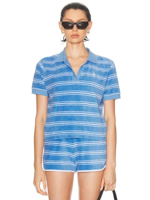 Sporty & Rich Terry Polo Top