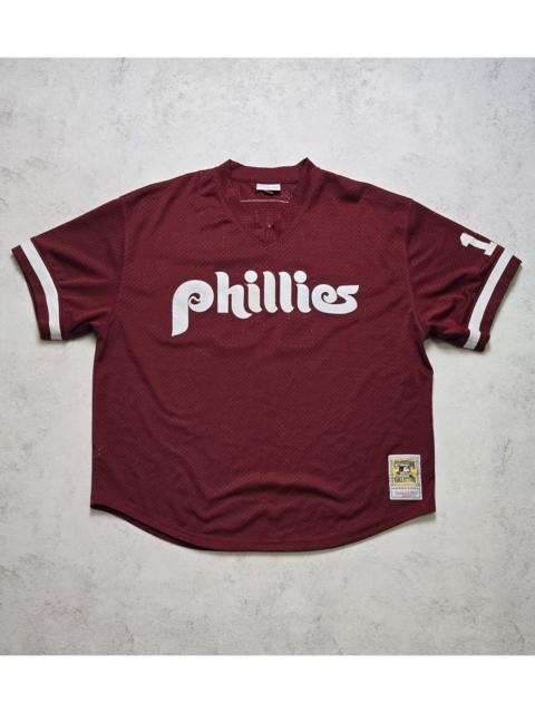 Other Designers Mitchell & Ness - Philadelphia Phillies John Kruk #19 1991 Mesh BP Jersey 3XL