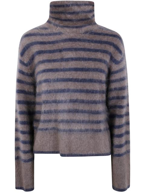 LISA YANG Lisa Yang Women "Floren" Turtleneck Stripes Sweater